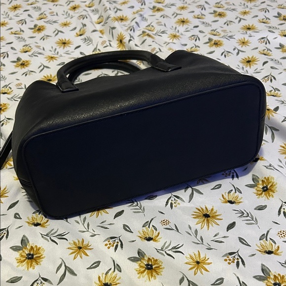 Tommy Hilfiger Black Cleo Small Satchel Red White Blue - Picture 6 of 10